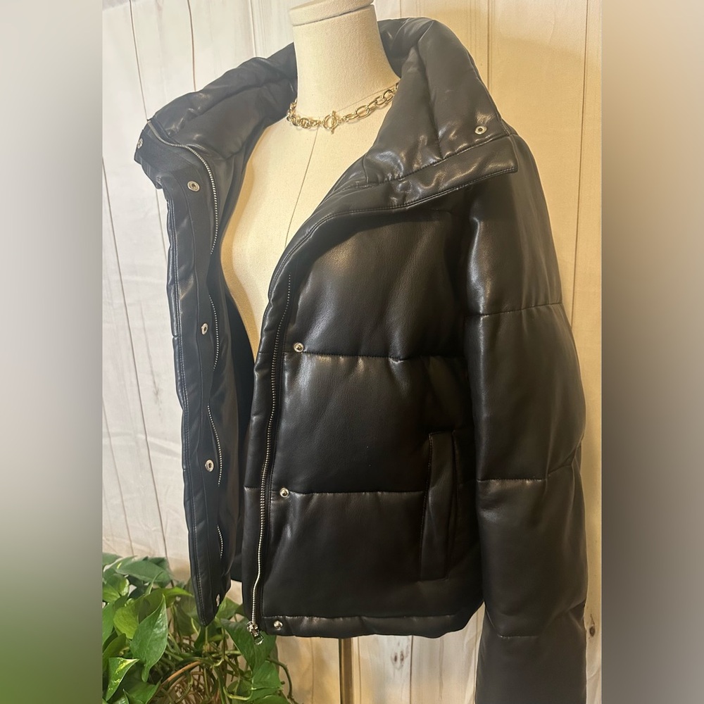 🌸Bohme Faux Leather Bomber Jacket